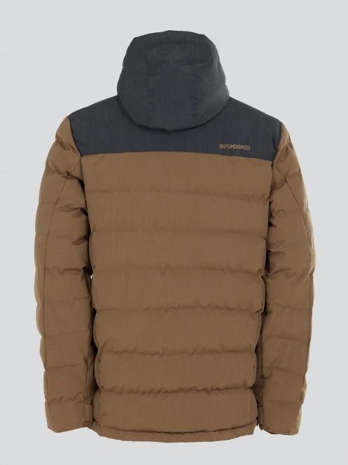 geaca matlasata de tranzitie pt. barbati Fundango Passat Padded Jacket maro 9
