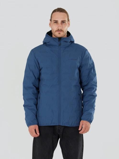 geaca de drumetie pt. barbati Fundango Smoke Hooded Jacket albastru 2