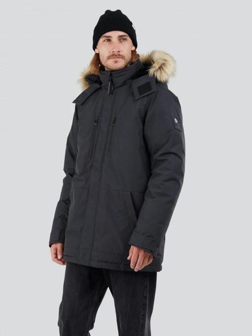 jacheta de iarna pt. barbati Fundango Spirit Parka Jacket negru 2
