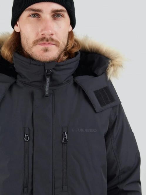 jacheta de iarna pt. barbati Fundango Spirit Parka Jacket negru 5