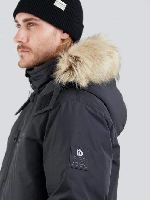 jacheta de iarna pt. barbati Fundango Spirit Parka Jacket negru 6