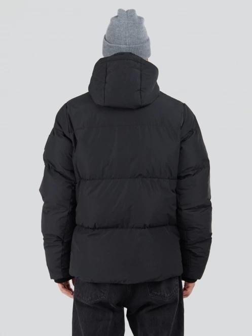 jacheta de primavara pt. barbati Fundango Ewan Puffer Jacket negru 3