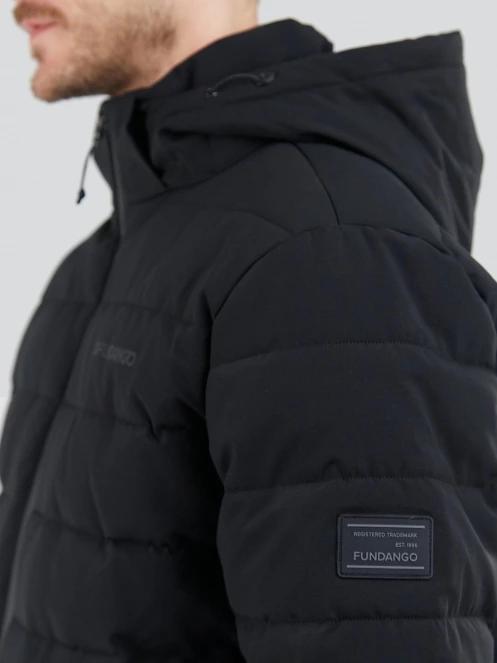 geaca matlasata de tranzitie pt. barbati Fundango Hubble Padded Jacket negru 7
