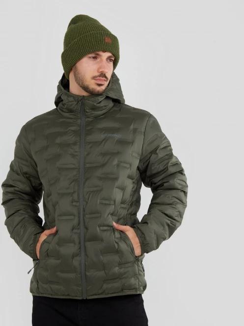jacheta de strada pt. barbati Fundango Smoke Hooded Jacket oliv 2