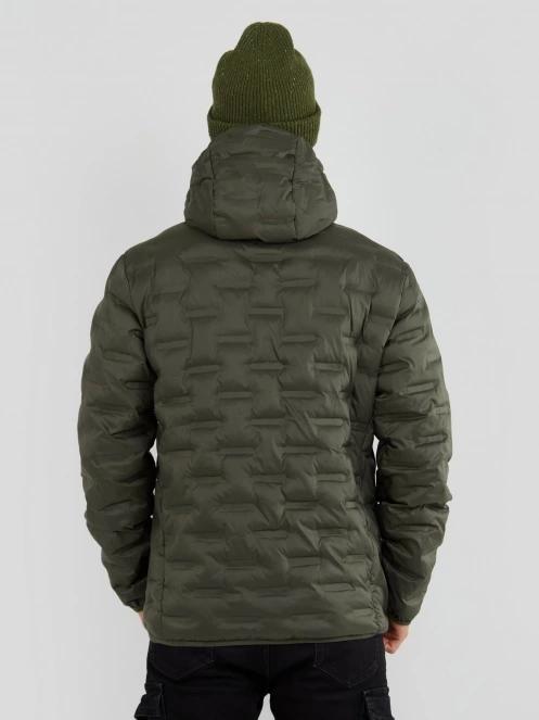 jacheta de strada pt. barbati Fundango Smoke Hooded Jacket oliv 3