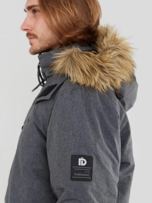 jacheta de iarna pt. barbati Fundango Spirit Parka Jacket gri 6