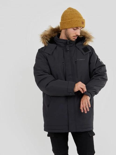 jacheta de iarna pt. barbati Fundango Spirit Parka Jacket negru 5