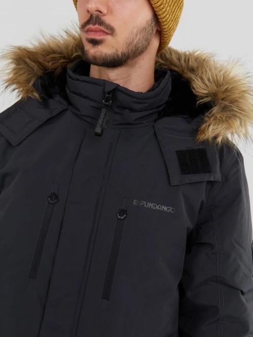 jacheta de iarna pt. barbati Fundango Spirit Parka Jacket negru 6
