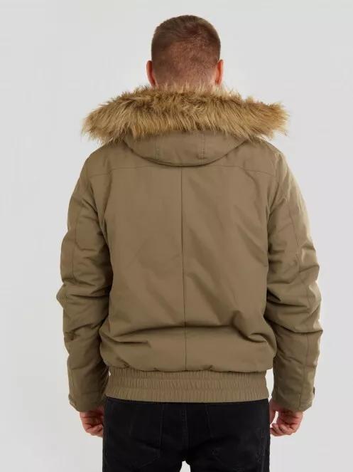 jacheta de strada pt. barbati Fundango Carbone Bomber Jacket maro 3
