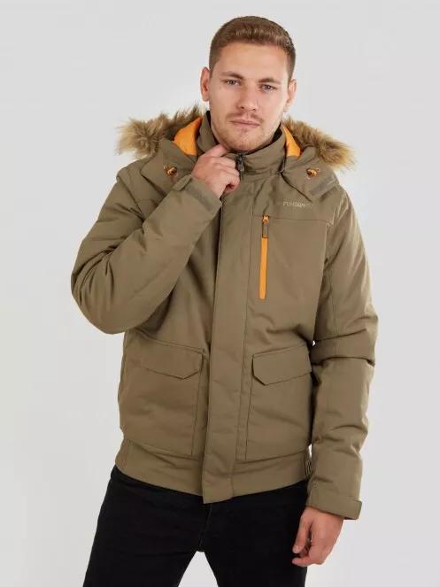 jacheta de strada pt. barbati Fundango Carbone Bomber Jacket maro 4