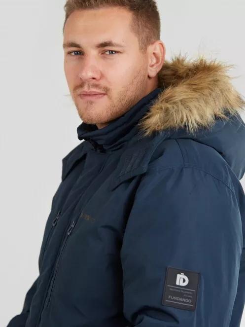 jacheta de iarna pt. barbati Fundango Spirit Parka Jacket albastru inchis 4
