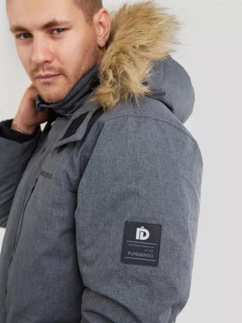 jacheta de iarna pt. barbati Fundango Spirit Parka Jacket gri 4