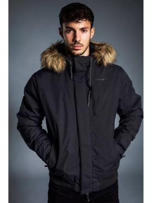 jacheta de strada pt. barbati Fundango CARBONE Bomber Jacket negru 2