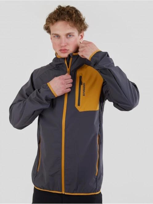 jacheta softshell pt. barbati Fundango Alloy Hooded Softshell gri 2