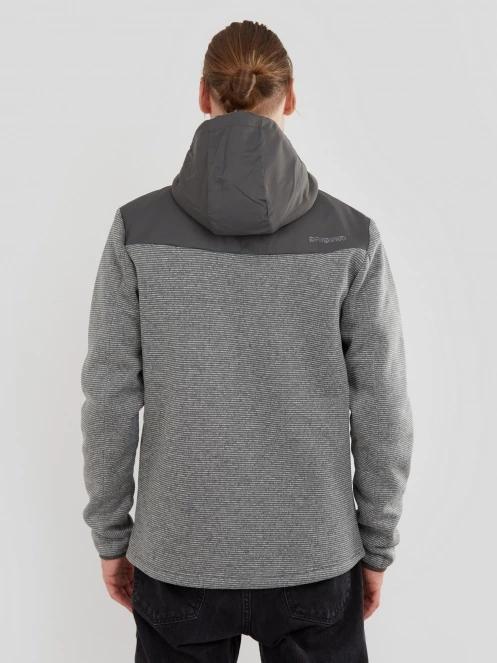 pulover polar pt. barbati Fundango Ashford Insulated Fleece Jacket gri 3