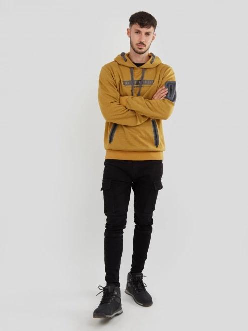 pulover pt. barbati Fundango Force Tech Pullover maro 4