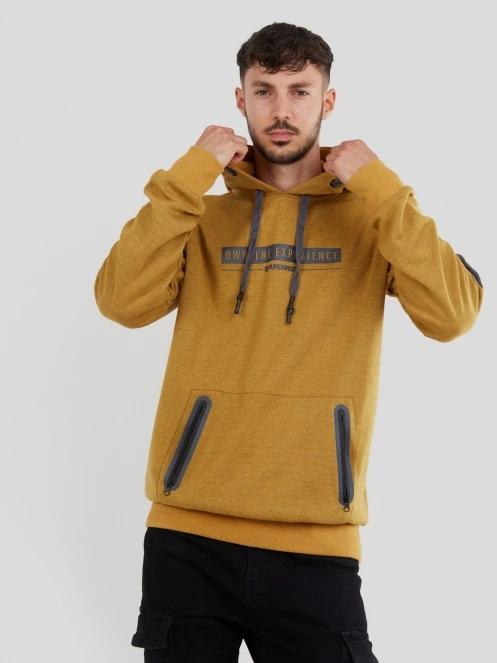 pulover pt. barbati Fundango Force Tech Pullover maro 5