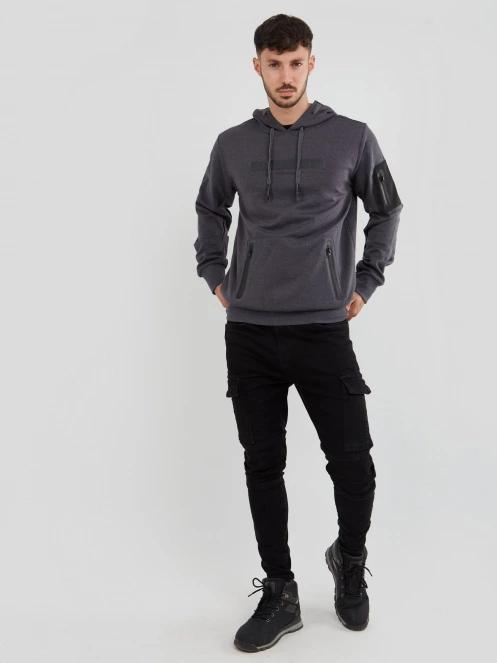 pulover pt. barbati Fundango Force Tech Pullover gri 4
