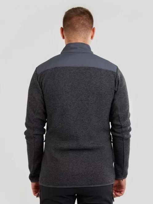 pulover polar pt. barbati Fundango FLAME Hybrid jacket gri 3