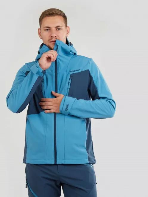 jacheta softshell pt. barbati Fundango Rauris Softshell Jacket M albastru deschis 4