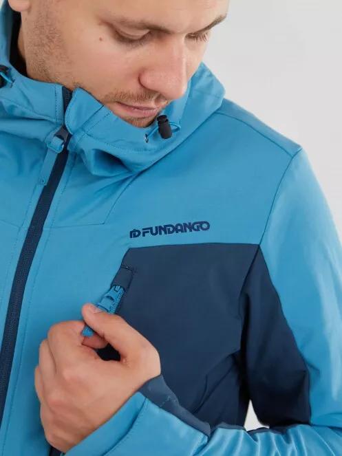 jacheta softshell pt. barbati Fundango Rauris Softshell Jacket M albastru deschis 5