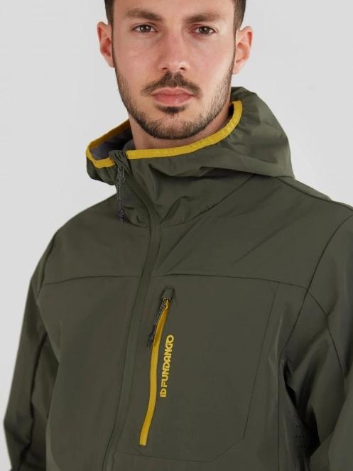 jacheta softshell pt. barbati Fundango Alloy Hooded Softshell verde 6