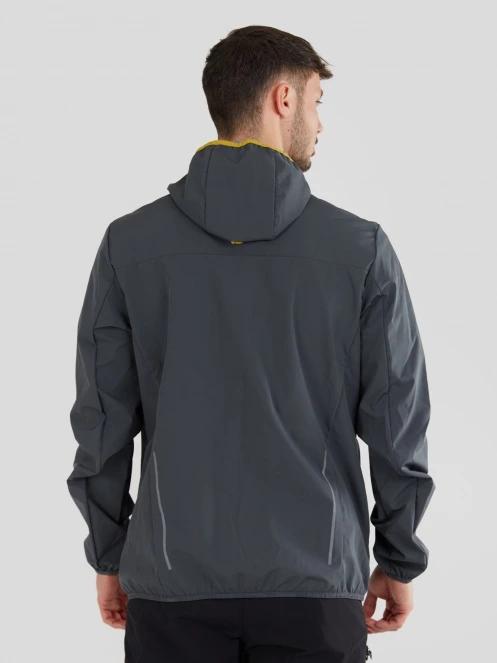 jacheta softshell pt. barbati Fundango Alloy Hooded Softshell gri 3