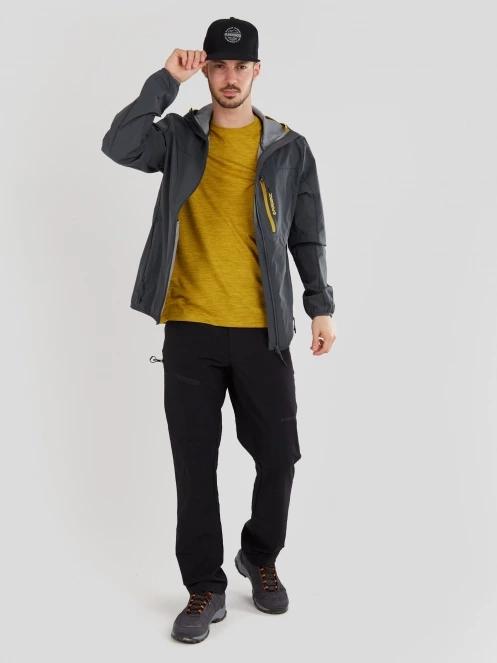 jacheta softshell pt. barbati Fundango Alloy Hooded Softshell gri 4