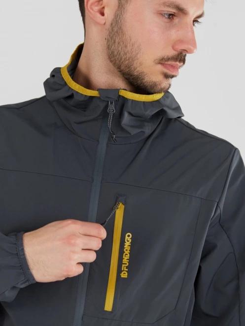 jacheta softshell pt. barbati Fundango Alloy Hooded Softshell gri 5
