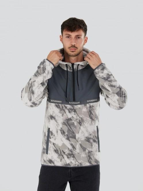 pulover pt. barbati Fundango Exodus Hybrid Jacket gri 2