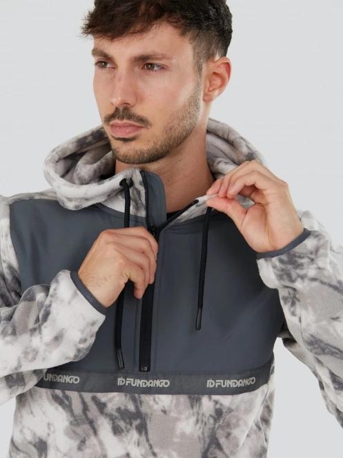pulover pt. barbati Fundango Exodus Hybrid Jacket gri 6