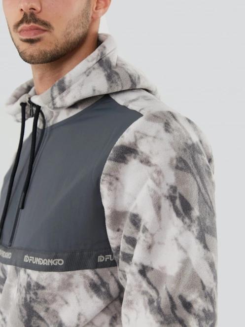 pulover pt. barbati Fundango Exodus Hybrid Jacket gri 7