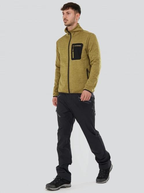 pulover polar pt. barbati Fundango Jefferson Fleece Jacket verde 4