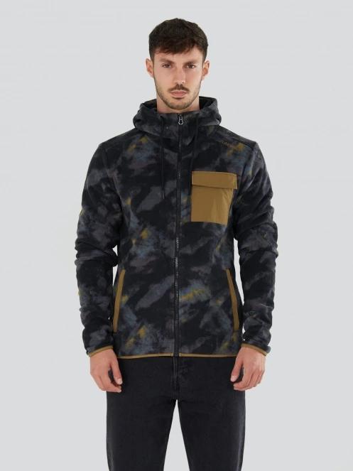 pulover polar pt. barbati Fundango Nestor Fleece Jacket multicolor 2
