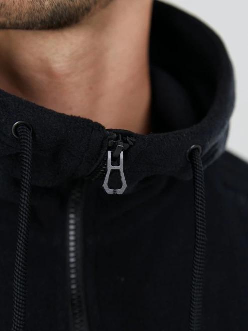 pulover polar pt. barbati Fundango Nestor Fleece Jacket negru 6
