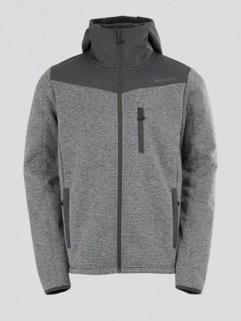 pulover polar pt. barbati Fundango Ashford Insulated Fleece Jacket gri 7