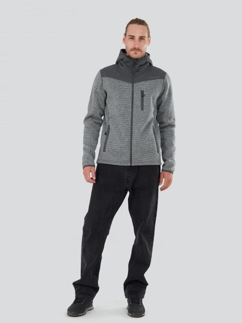 pulover polar pt. barbati Fundango Ashford Insulated Fleece Jacket gri 4