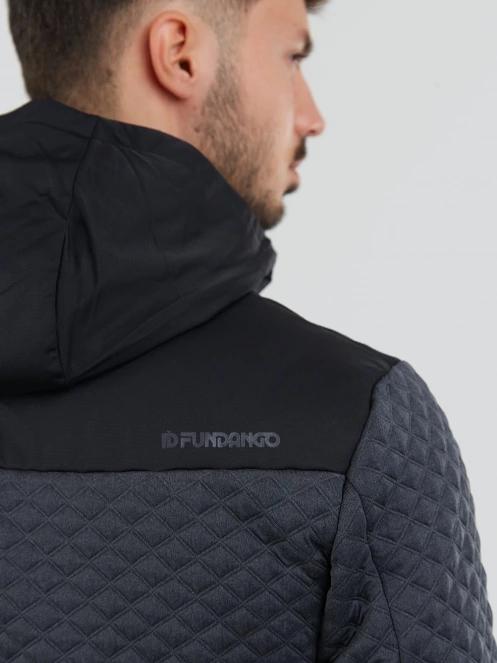 pulover polar pt. barbati Fundango Ashford Insulated Fleece Jacket gri 8