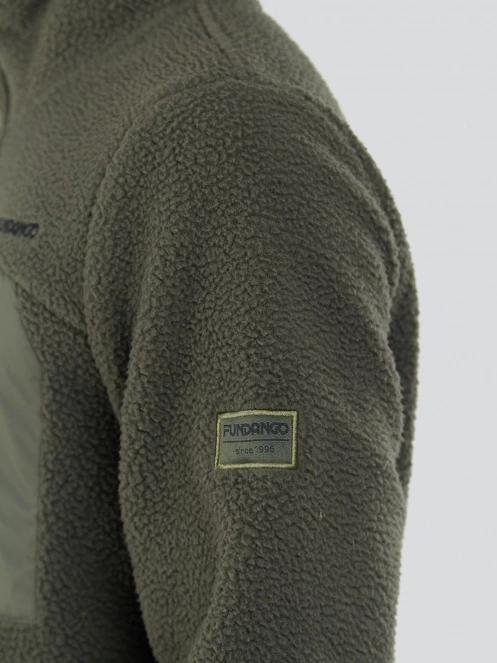 pulover pt. barbati Fundango Haven Hybrid Jacket verde 6