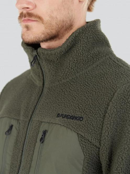 pulover pt. barbati Fundango Haven Hybrid Jacket verde 7