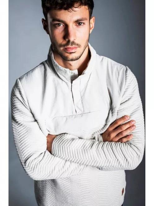 pulover pt. barbati Fundango VERTIGO Pullover gri 4