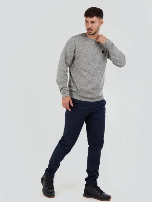 pantaloni chino pt. barbati Fundango Jim Chino Pants albastru inchis 4