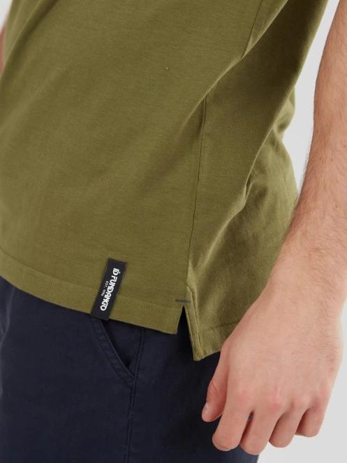 tricou cu guler pt. barbati Fundango Incognito Mono Poloshirt oliv 6