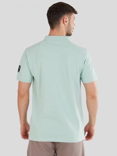 tricou cu guler pt. barbati Fundango Molton Poloshirt albastru deschis 3