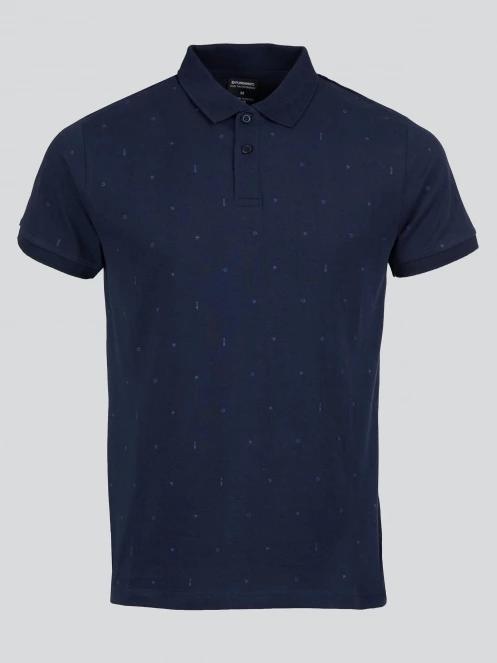 tricou cu guler pt. barbati Fundango Icon Poloshirt albastru inchis 7