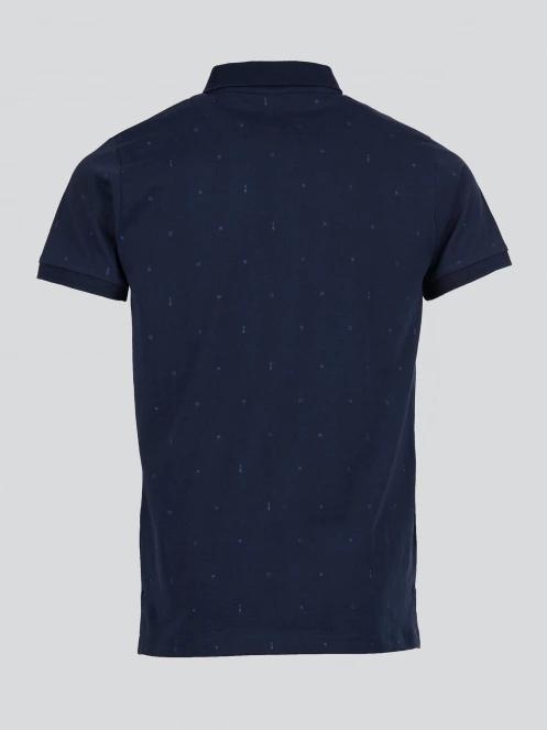 tricou cu guler pt. barbati Fundango Icon Poloshirt albastru inchis 8
