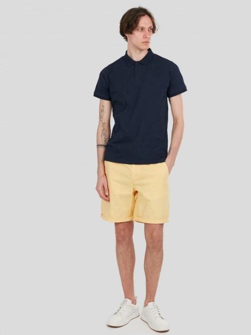 tricou cu guler pt. barbati Fundango Icon Poloshirt albastru inchis 4