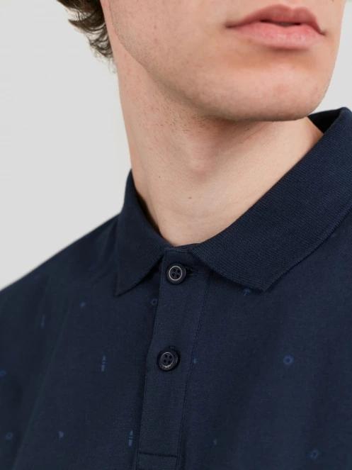 tricou cu guler pt. barbati Fundango Icon Poloshirt albastru inchis 6