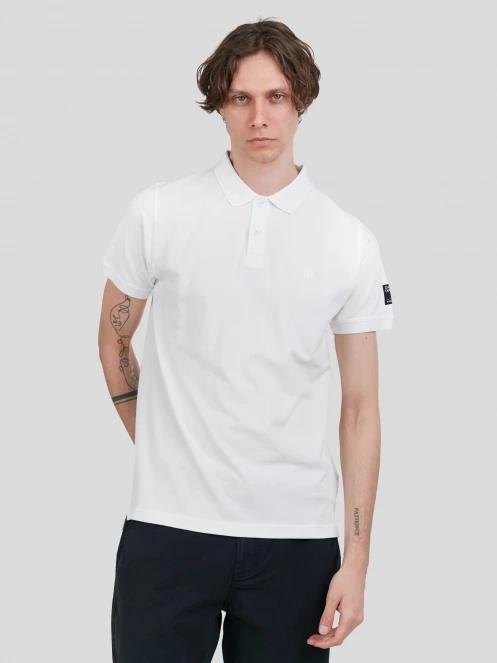 tricou cu guler pt. barbati Fundango Insignia Poloshirt alb 2