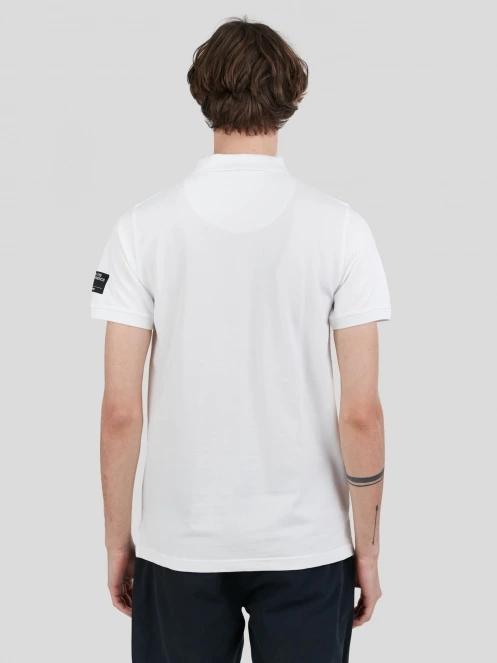 tricou cu guler pt. barbati Fundango Insignia Poloshirt alb 3